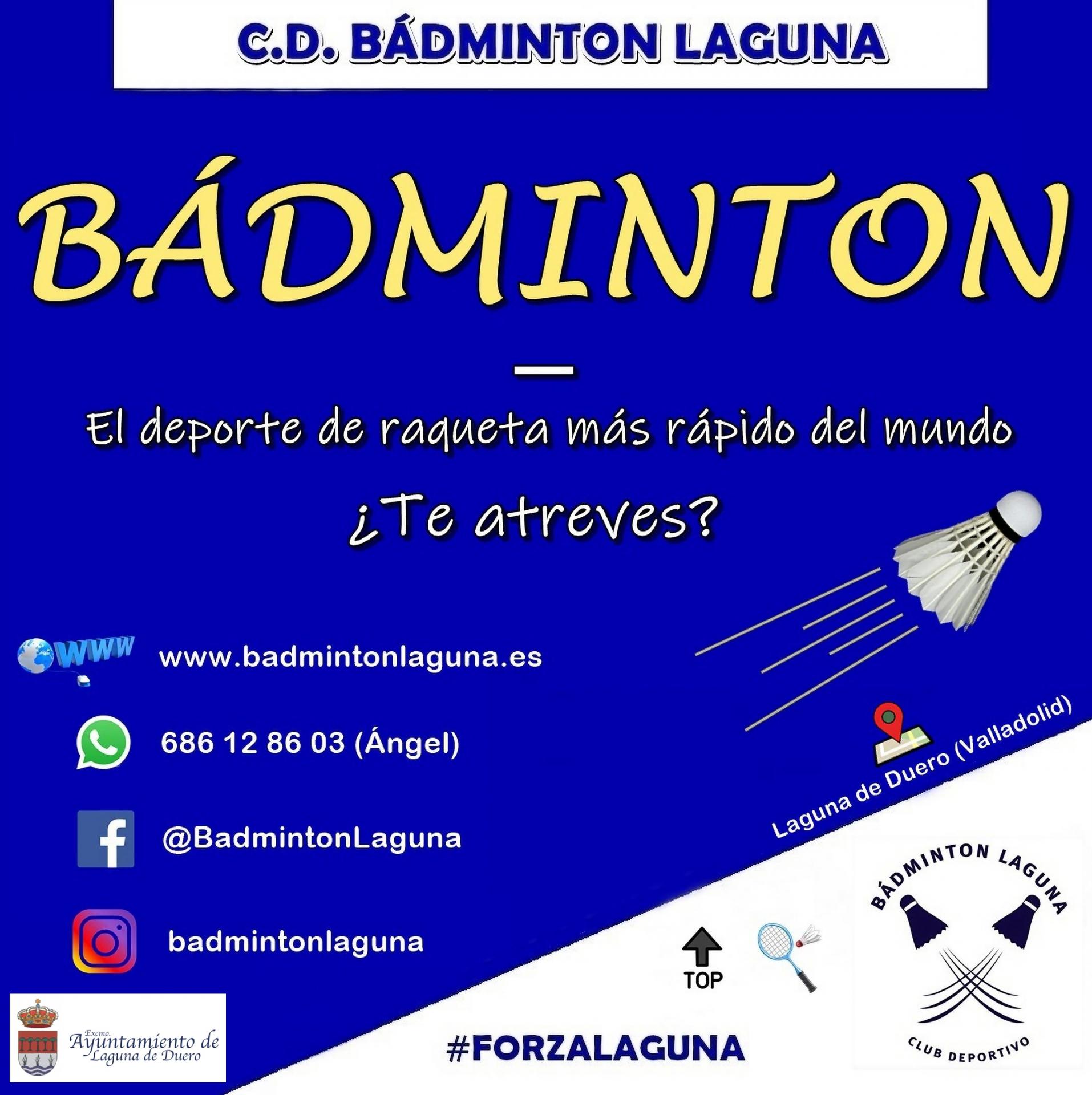 Cartel promo c d badminton laguna 21 22 final 2