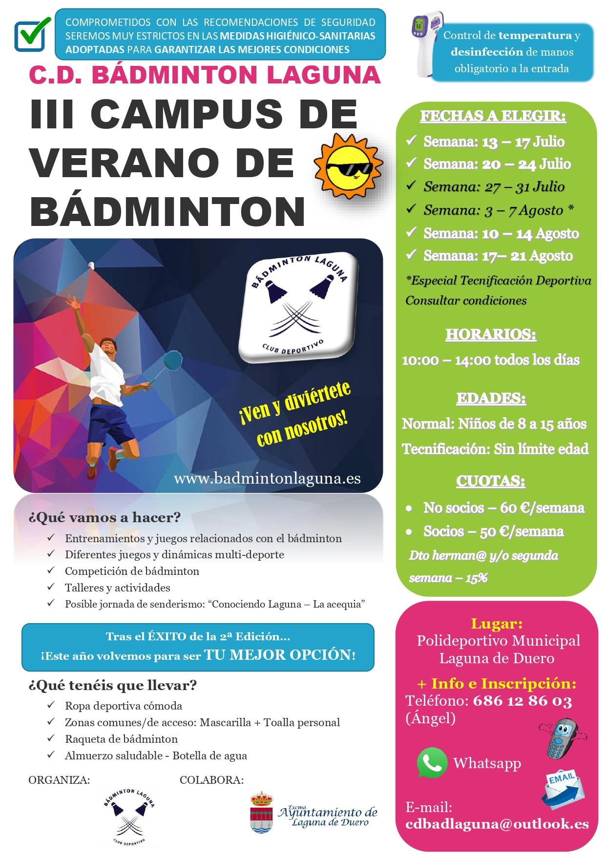 Iii campus de verano c d badminton laguna 1