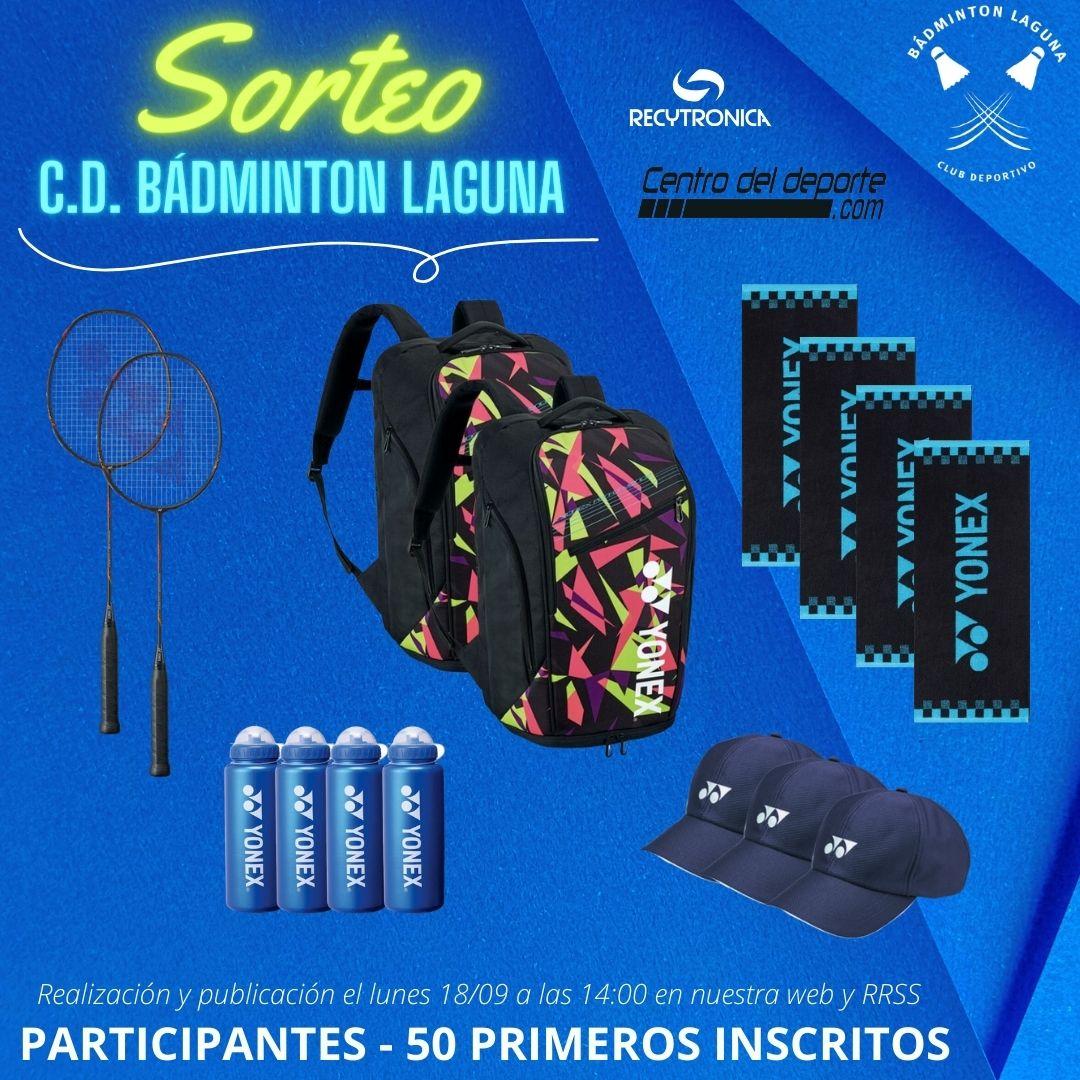 Sorteo material deportivo c d badminton laguna